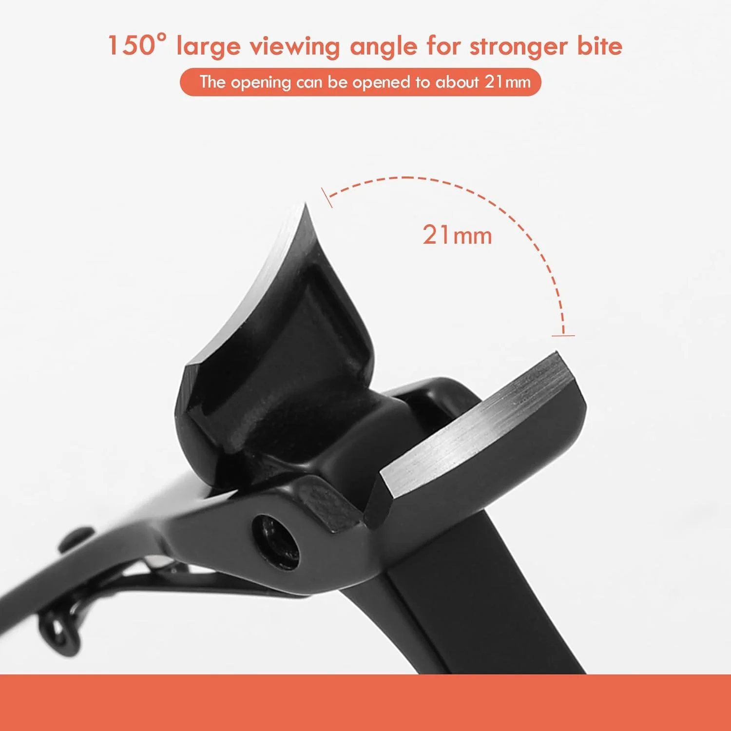 ناخن گیر ضخیم و فرو رفته BEZOX با تیغه منحنی اریب - ناخن گیر ناخن پا سنگین و استیل ضد زنگ ممتاز برای ناخن های ضخیم، ناخن گیر با سوهان ناخن داخلی و کیف نگهداری