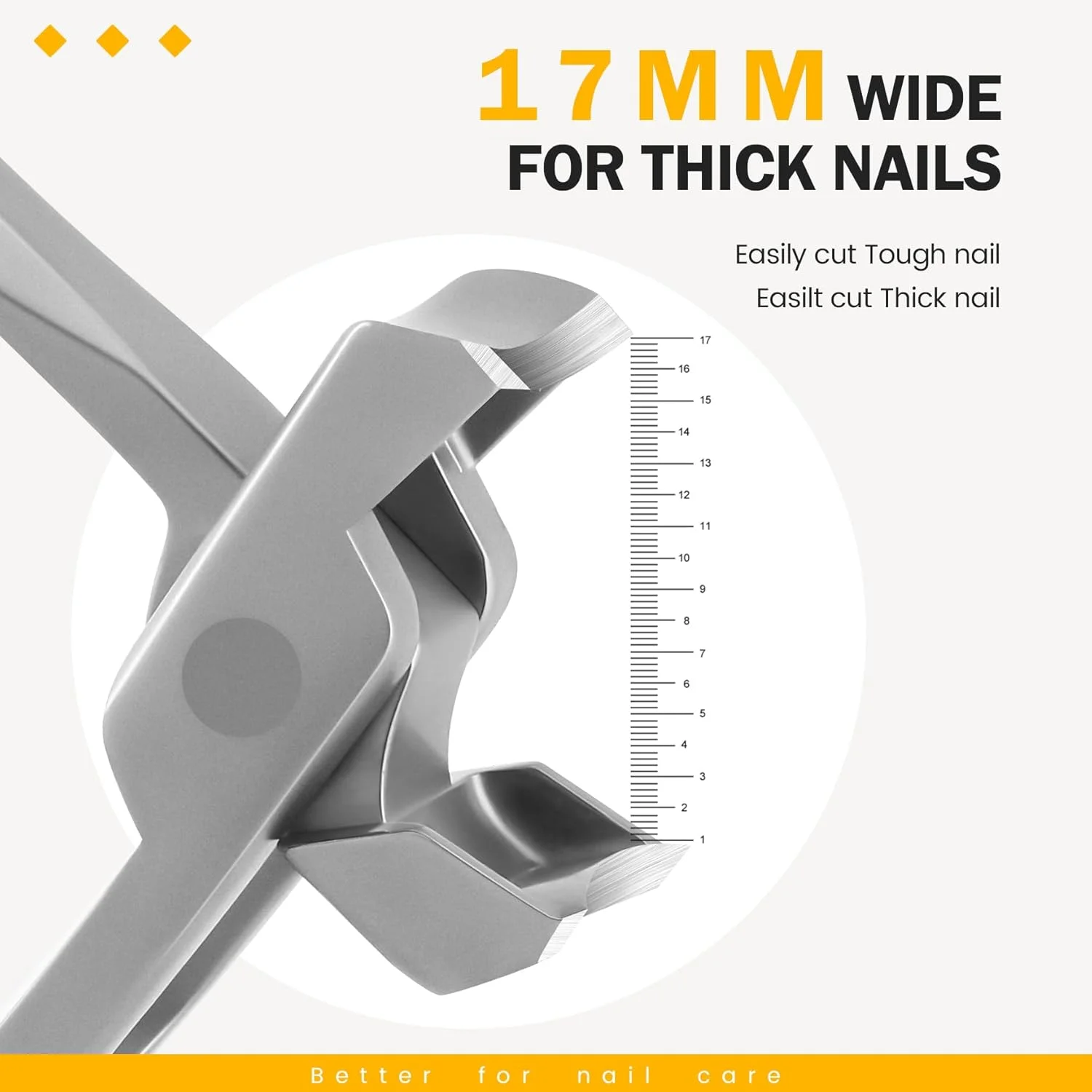 ناخن گیر BEZOX برای ناخن های ضخیم به همراه سوهان فلزی - ناخن گیر پا برای ناخن های ضخیم - ناخن گیر استیل ضد زنگ به همراه جعبه حلبی