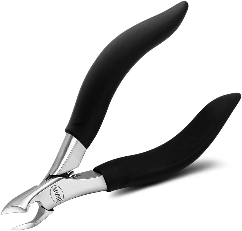 ناخن گیر انگشت شست پا BEZOX برای ناخن های ضخیم یا فرو رفته - فولاد ضد زنگ سنگین با دسته نرم - مدل Olecranon Short ناخن گیر انگشت شست پا BEZOX برای ناخن های ضخیم یا فرو رفته - فولاد ضد زنگ سنگین با دسته نرم - مدل Olecranon Short