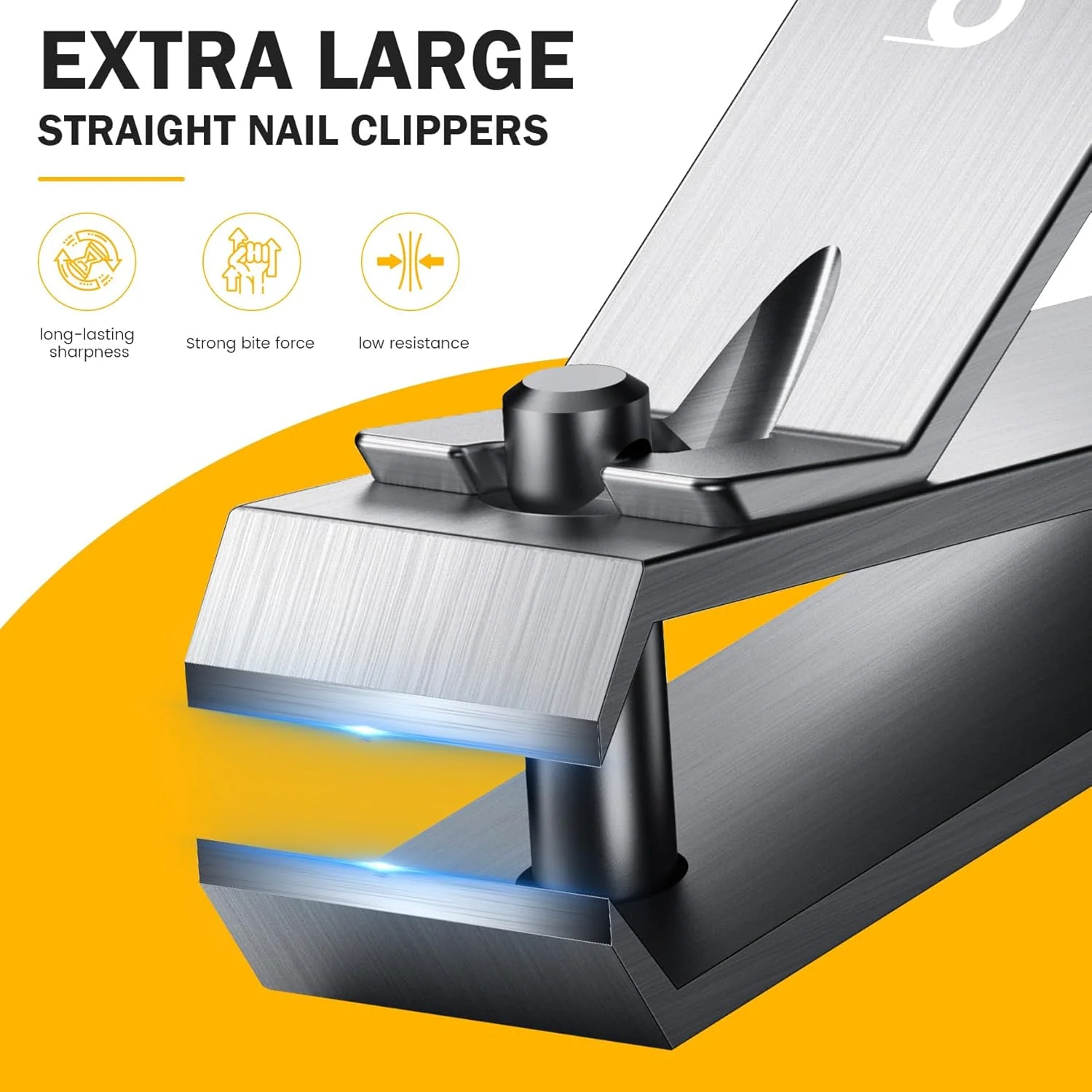 ناخن گیر تیغه صاف و مقاوم بزوکس برای ناخن های ضخیم پا، ناخن گیر حرفه ای استیل ضد زنگ - ایده آل برای سالمندان، ابزار دقیق برای آراستگی ناخن ناخن گیر تیغه صاف و مقاوم بزوکس برای ناخن های ضخیم پا، ناخن گیر حرفه ای استیل ضد زنگ - ایده آل برای سالمندان، ابزار دقیق برای آراستگی ناخن