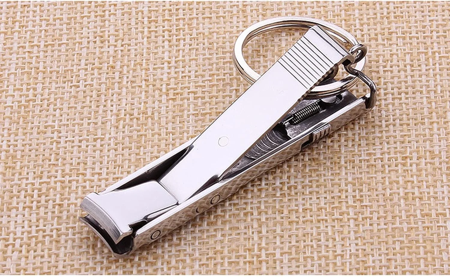 ناخن گیر، ناخن گیر تاشو، ناخن گیر تک استیل ضد زنگ، ابزار ناخن گیر