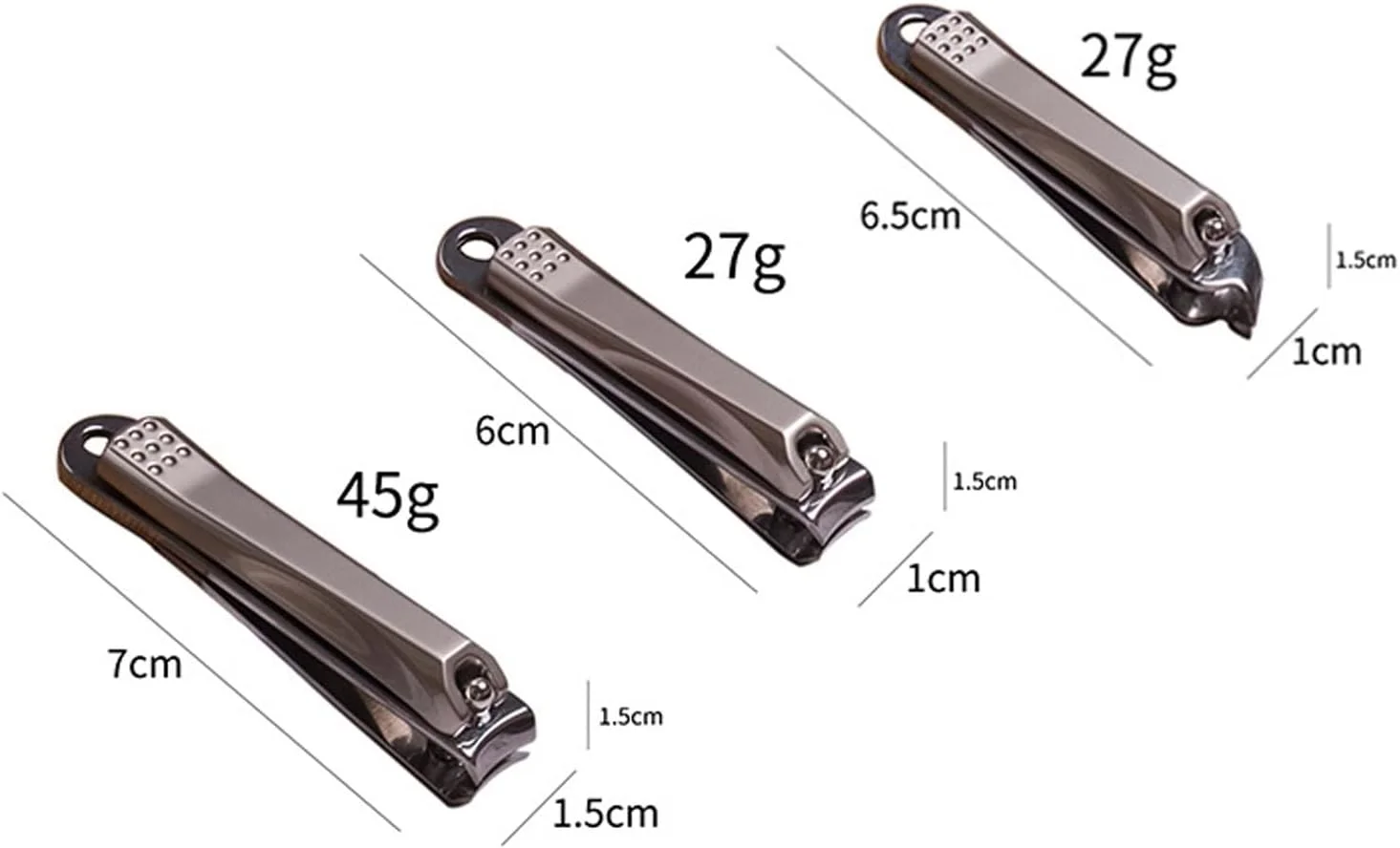 ناخن گیر انگشت پا، ناخن گیر تکی خلاقانه، مانیکور ناخن با استیل ضد زنگ، ناخن گیر (رنگ: مشکی تفنگی، اندازه: دهان مورب) ناخن گیر انگشت پا، ناخن گیر تکی خلاقانه، مانیکور ناخن با استیل ضد زنگ، ناخن گیر (رنگ: مشکی تفنگی، اندازه: دهان مورب)
