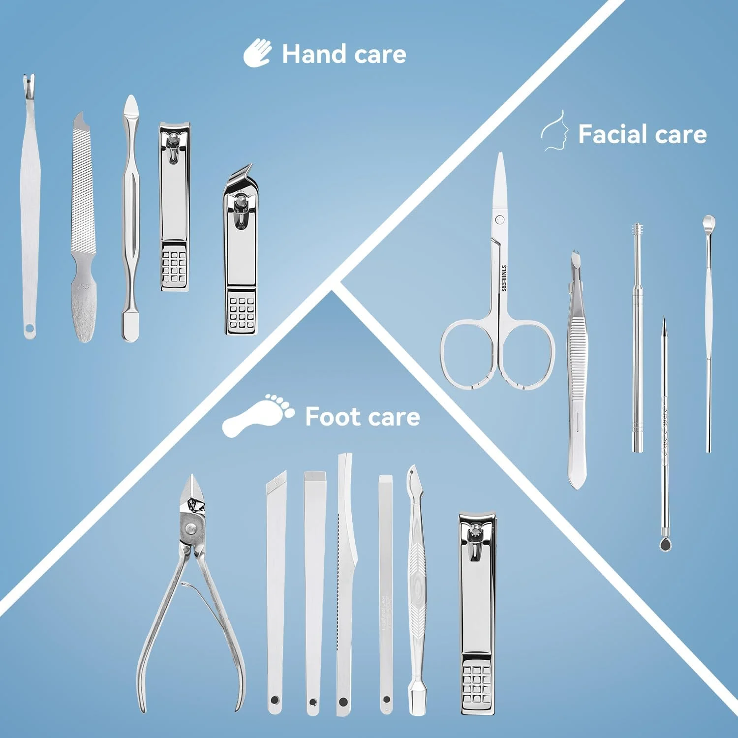 ست مانیکور حرفه ای - کیت 26 تکه ناخن گیر استیل ضد زنگ، ابزار برش ناخن برای ناخن های دست و پا با کیف چرمی مسافرتی لوکس، هدیه برای مردان پدر شوهر ست مانیکور حرفه ای - کیت 26 تکه ناخن گیر استیل ضد زنگ، ابزار برش ناخن برای ناخن های دست و پا با کیف چرمی مسافرتی لوکس، هدیه برای مردان پدر شوهر