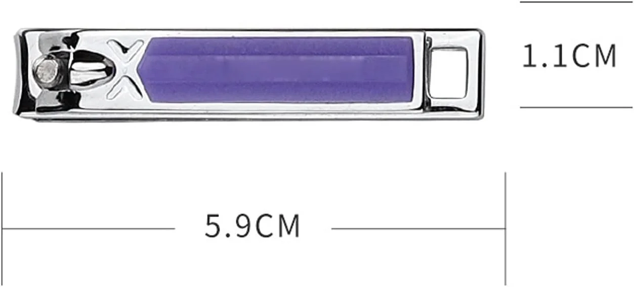 ناخن گیر بنفش AOCATE، ناخن گیر حرفه ای، ابزار ناخن گیر با سوهان
