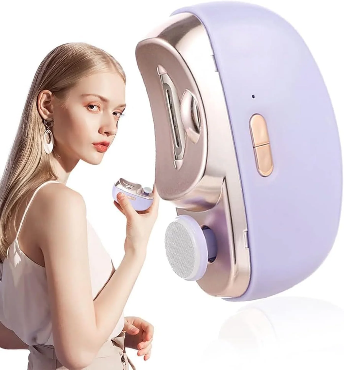 ناخن گیر برقی Azonee با چراغ LED، دو سرعته با محفظه نگهداری خرده ناخن، ناخن گیر برقی برای نوزاد، کودک، خردسال، بچه ها، بزرگسالان و سالمندان، قابل شارژ با USB ناخن گیر برقی Azonee با چراغ LED، دو سرعته با محفظه نگهداری خرده ناخن، ناخن گیر برقی برای نوزاد، کودک، خردسال، بچه ها، بزرگسالان و سالمندان، قابل شارژ با USB