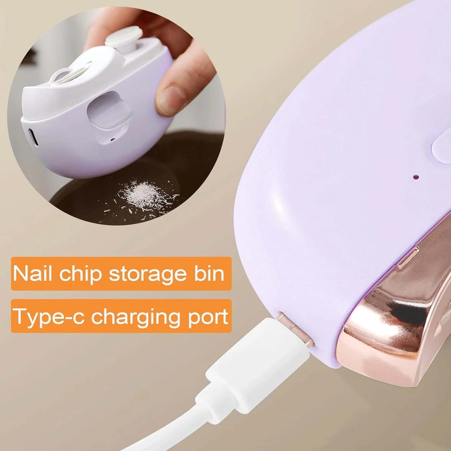 ناخن گیر برقی Azonee با چراغ LED، دو سرعته با محفظه نگهداری خرده ناخن، ناخن گیر برقی برای نوزاد، کودک، خردسال، بچه ها، بزرگسالان و سالمندان، قابل شارژ با USB ناخن گیر برقی Azonee با چراغ LED، دو سرعته با محفظه نگهداری خرده ناخن، ناخن گیر برقی برای نوزاد، کودک، خردسال، بچه ها، بزرگسالان و سالمندان، قابل شارژ با USB