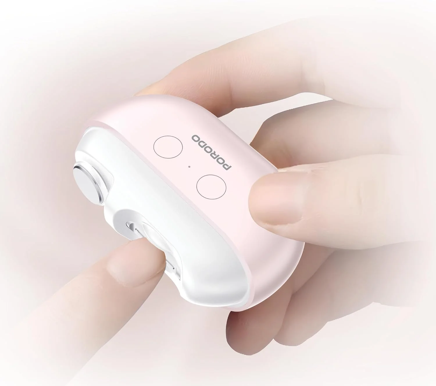 ناخن گیر برقی چند منظوره Porodo Lifestyle، حالت پیرایش و پولیش، محفظه نگهداری ناخن، چراغ LED داخلی، 3 ساعت زمان کارکرد، پوشش ایمنی مغناطیسی، سطح نویز 48dB (صورتی) ناخن گیر برقی چند منظوره Porodo Lifestyle، حالت پیرایش و پولیش، محفظه نگهداری ناخن، چراغ LED داخلی، 3 ساعت زمان کارکرد، پوشش ایمنی مغناطیسی، سطح نویز 48dB (صورتی)