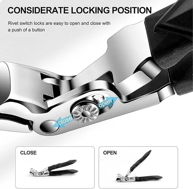 ست ناخن گیر 3 عددی Tazweeq برای ناخن های ضخیم، ناخن گیر ارگونومیک برای سالمندان، فک پهن 180 درجه برای ناخن گیر ناخن های ضخیم، پیکربندی دوگانه تیز مورب با دسته ضد لغزش ست ناخن گیر 3 عددی Tazweeq برای ناخن های ضخیم، ناخن گیر ارگونومیک برای سالمندان، فک پهن 180 درجه برای ناخن گیر ناخن های ضخیم، پیکربندی دوگانه تیز مورب با دسته ضد لغزش