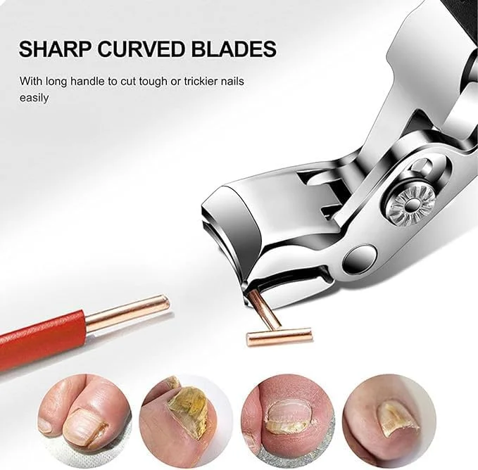 ست ناخن گیر 3 عددی Tazweeq برای ناخن های ضخیم، ناخن گیر ارگونومیک برای سالمندان، فک پهن 180 درجه برای ناخن گیر ناخن های ضخیم، پیکربندی دوگانه تیز مورب با دسته ضد لغزش ست ناخن گیر 3 عددی Tazweeq برای ناخن های ضخیم، ناخن گیر ارگونومیک برای سالمندان، فک پهن 180 درجه برای ناخن گیر ناخن های ضخیم، پیکربندی دوگانه تیز مورب با دسته ضد لغزش