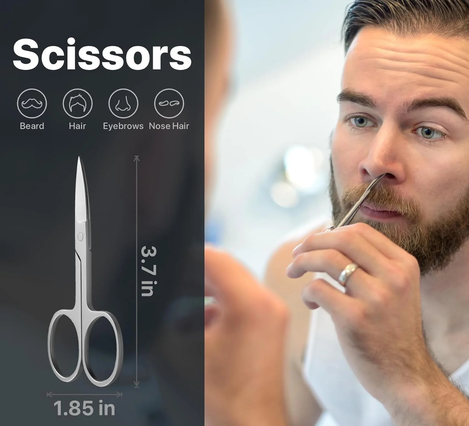 ست ناخن گیر کونوو 5 تکه، ست مانیکور استیل ضد زنگ، ست مراقبت از ناخن مسافرتی، ناخن گیر برای آقایان، بانوان و کودکان، ست ناخن گیر نارنجی هرمس