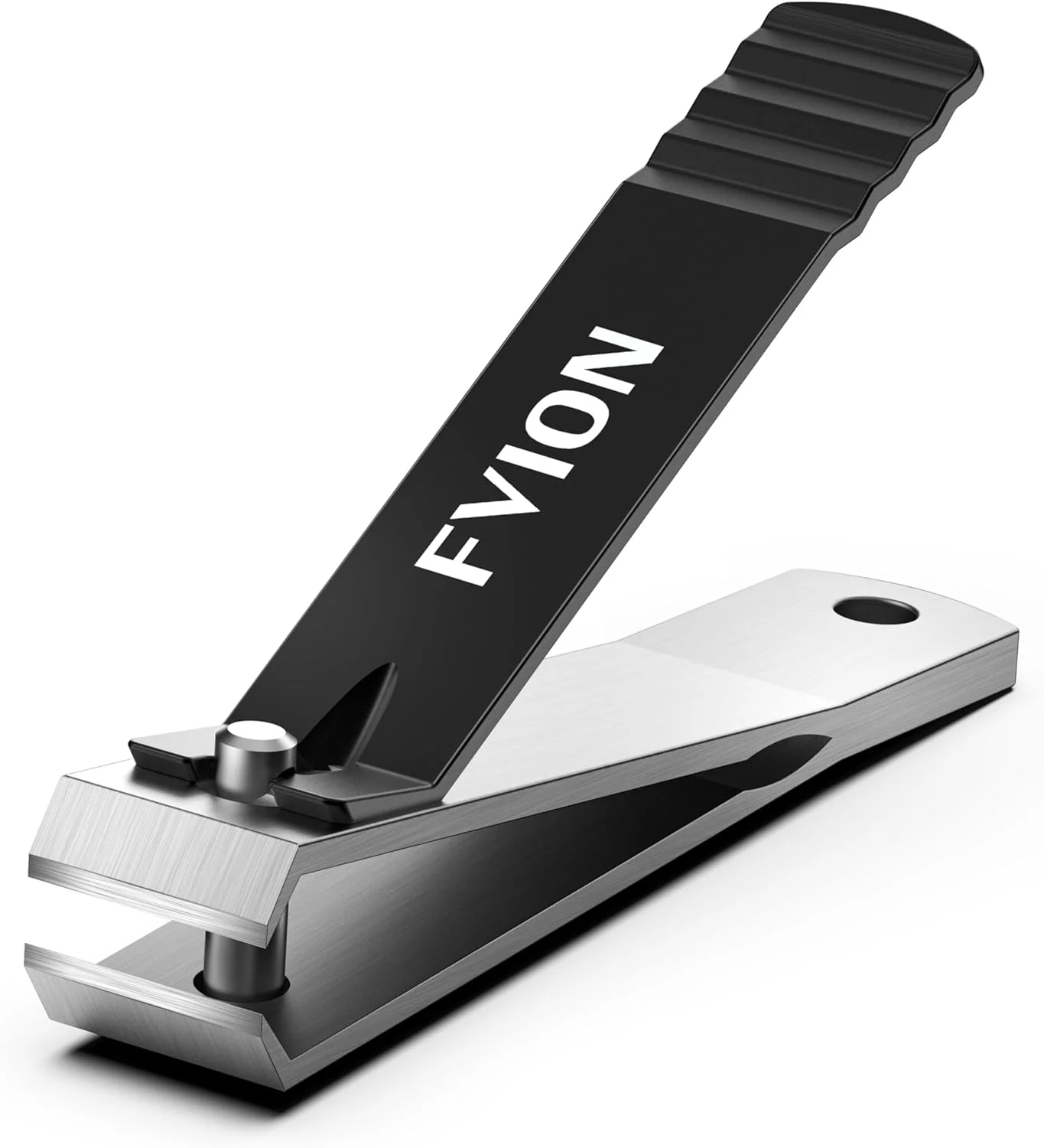 ناخن گیر بزرگ تیغه صاف FVION برای ناخن های ضخیم پا - ناخن گیر حرفه ای استیل ضد زنگ - ناخن گیر قدرتمند برای افراد مسن، آقایان و بانوان