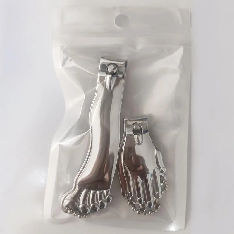 ست دو عددی ناخن گیر، ابزار مراقبت از ناخن، فوق العاده تیز و بادوام، مناسب برای ناخن های دست و پا، نقره ای، استیل ضد زنگ ست دو عددی ناخن گیر، ابزار مراقبت از ناخن، فوق العاده تیز و بادوام، مناسب برای ناخن های دست و پا، نقره ای، استیل ضد زنگ