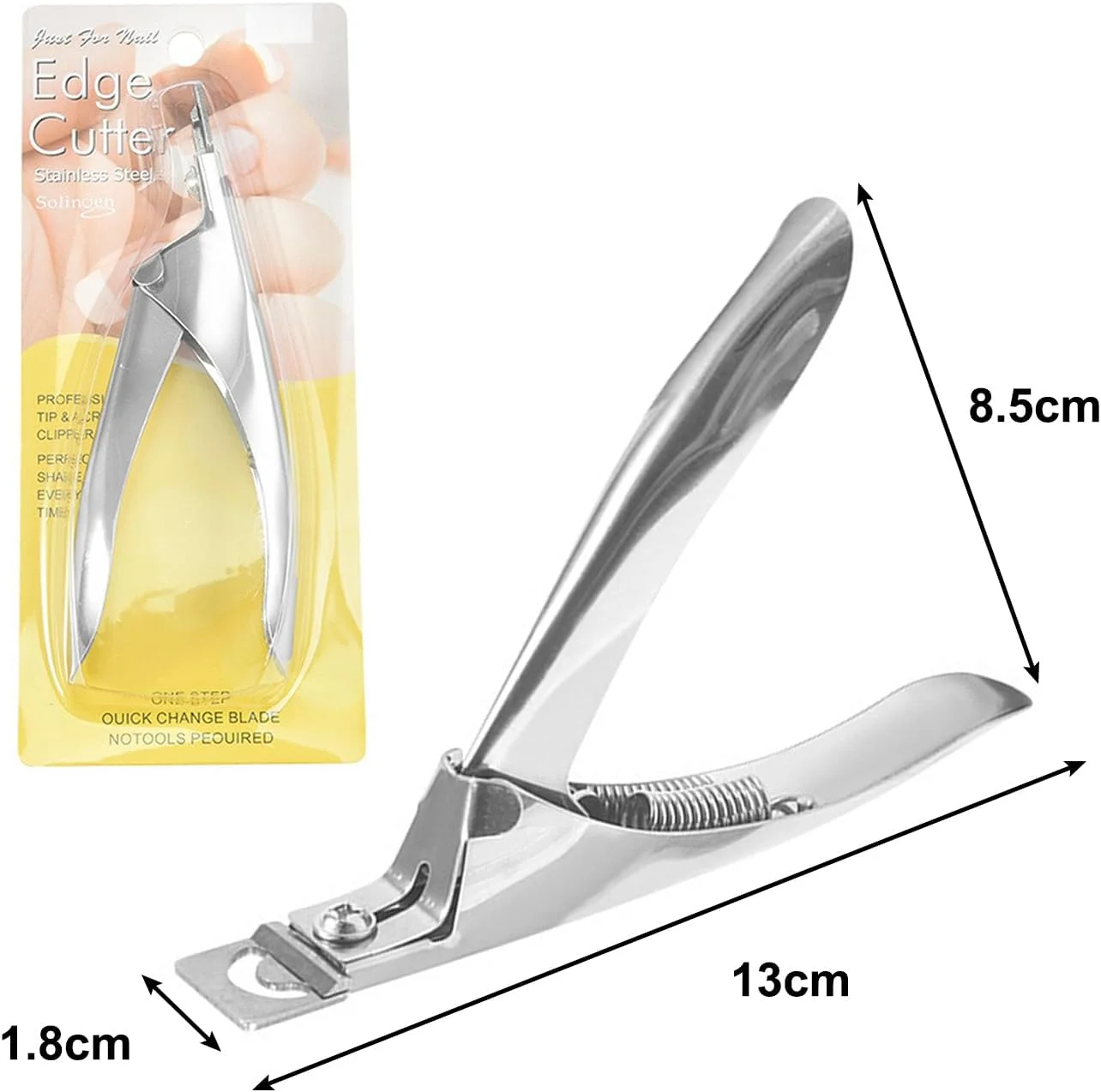 قیچی ناخن مصنوعی حرفه ای استیل ضد زنگ - قیچی اکستنشن ناخن برای ناخن های اکریلیک و ژل - ابزار برش دقیق هنر ناخن با دسته ارگونومیک قیچی ناخن مصنوعی حرفه ای استیل ضد زنگ - قیچی اکستنشن ناخن برای ناخن های اکریلیک و ژل - ابزار برش دقیق هنر ناخن با دسته ارگونومیک
