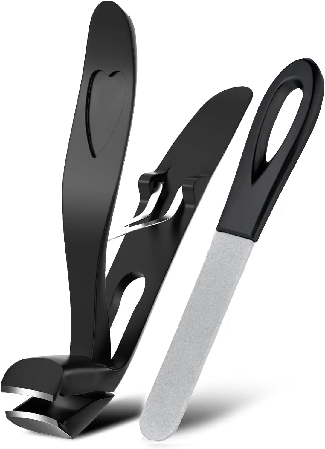 ناخن گیر سر کج برای سالمندان - ناخن گیر ارگونومیک برای ناخن های ضخیم، قیچی و اصلاح کننده ناخن استیل با کیفیت عالی به همراه محفظه جمع آوری ناخن برای آقایان و بانوان - مشکی ناخن گیر سر کج برای سالمندان - ناخن گیر ارگونومیک برای ناخن های ضخیم، قیچی و اصلاح کننده ناخن استیل با کیفیت عالی به همراه محفظه جمع آوری ناخن برای آقایان و بانوان - مشکی