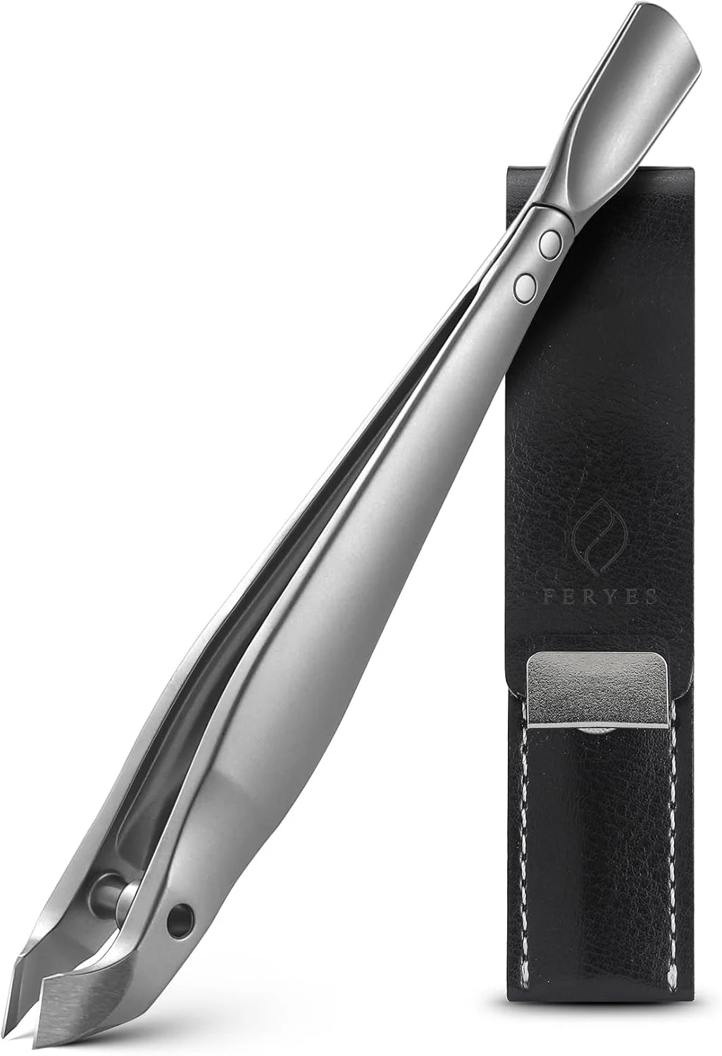 قیچی کوتیکول FERYES با عقبراننده کوتیکول و کیف نگهداری، ابزار قابل حمل 2 در 1 مینی برای مراقبت از ناخن آقایان و بانوان قیچی کوتیکول FERYES با عقبراننده کوتیکول و کیف نگهداری، ابزار قابل حمل 2 در 1 مینی برای مراقبت از ناخن آقایان و بانوان