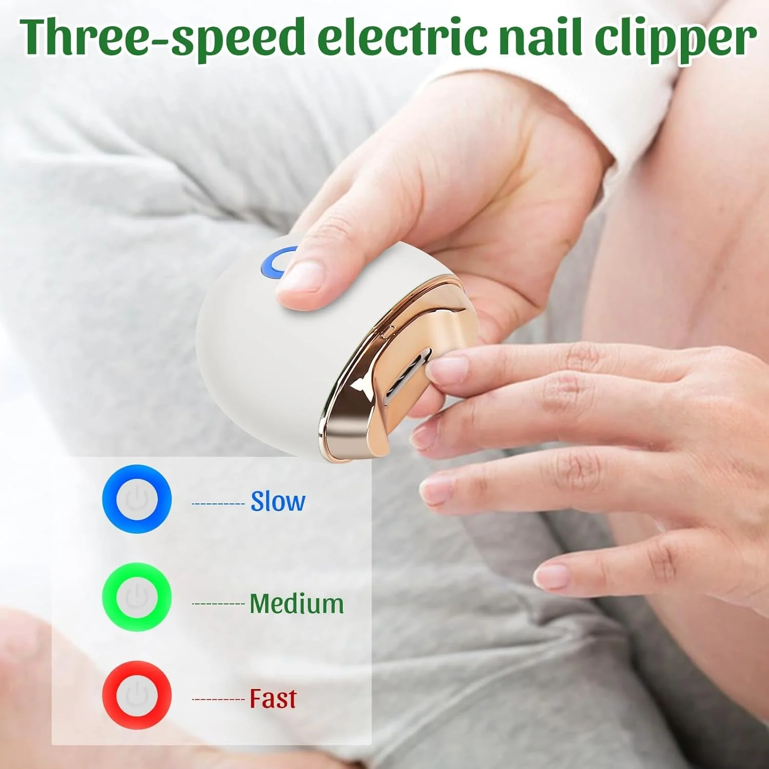 ناخن گیر برقی Azonee، طراحی 2 در 1 شامل ناخن گیر و سوهان، دارای محفظه نگهداری خرده های ناخن/برس، ناخن گیر ایمن قابل شارژ USB برای نوزادان، کودکان، سالمندان، مراقبان، ابزار مانیکور ناخن گیر برقی Azonee، طراحی 2 در 1 شامل ناخن گیر و سوهان، دارای محفظه نگهداری خرده های ناخن/برس، ناخن گیر ایمن قابل شارژ USB برای نوزادان، کودکان، سالمندان، مراقبان، ابزار مانیکور