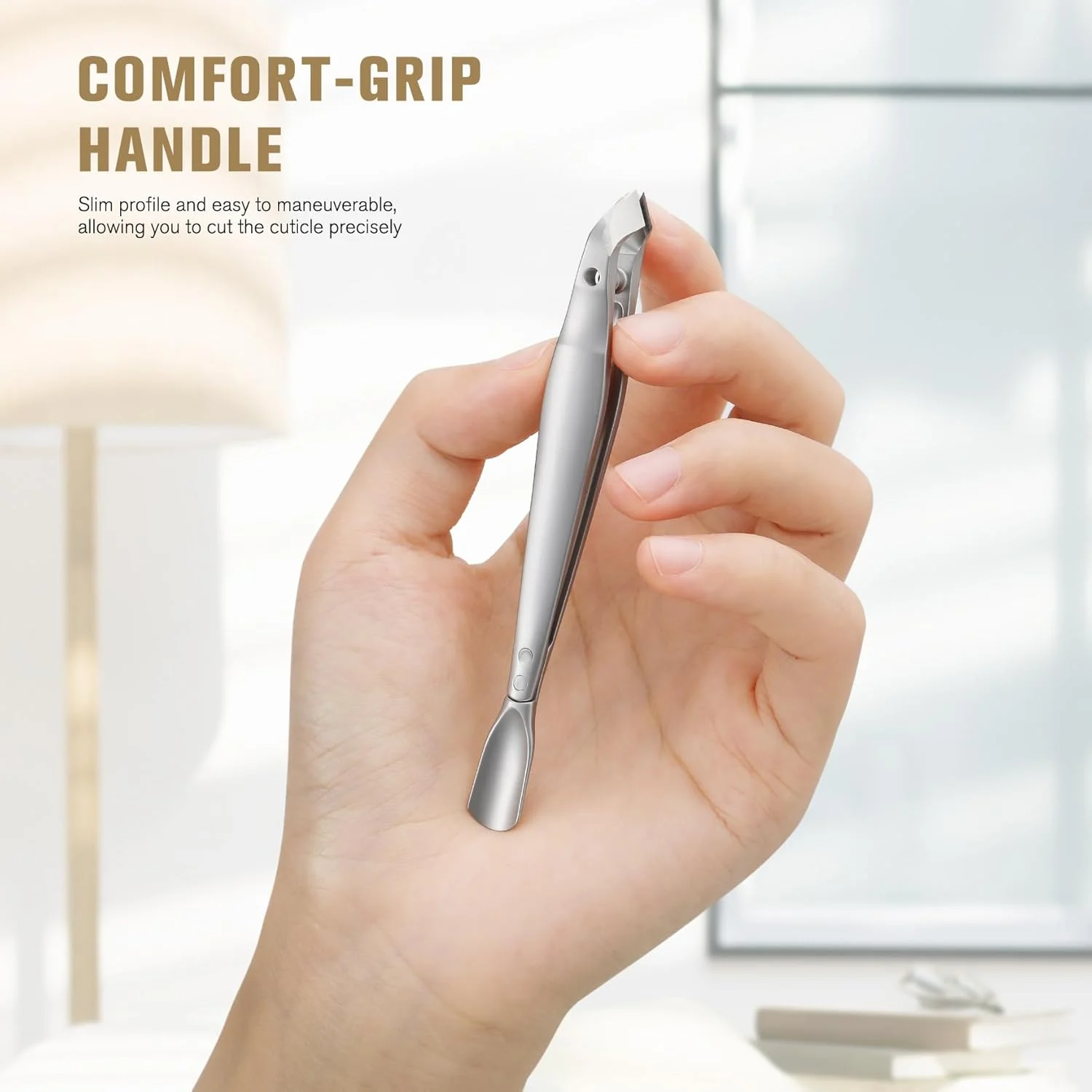 قیچی کوتیکول FERYES با عقبراننده کوتیکول و کیف نگهداری، ابزار قابل حمل 2 در 1 مینی برای مراقبت از ناخن آقایان و بانوان قیچی کوتیکول FERYES با عقبراننده کوتیکول و کیف نگهداری، ابزار قابل حمل 2 در 1 مینی برای مراقبت از ناخن آقایان و بانوان