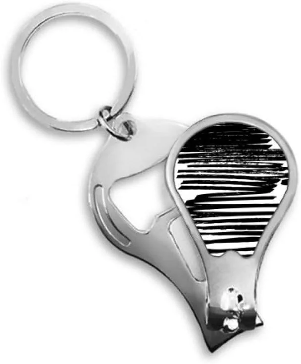 ناخن گیر طرح خطوط نامنظم، درب بازکن و جاکلیدی ناخن گیر طرح خطوط نامنظم، درب بازکن و جاکلیدی