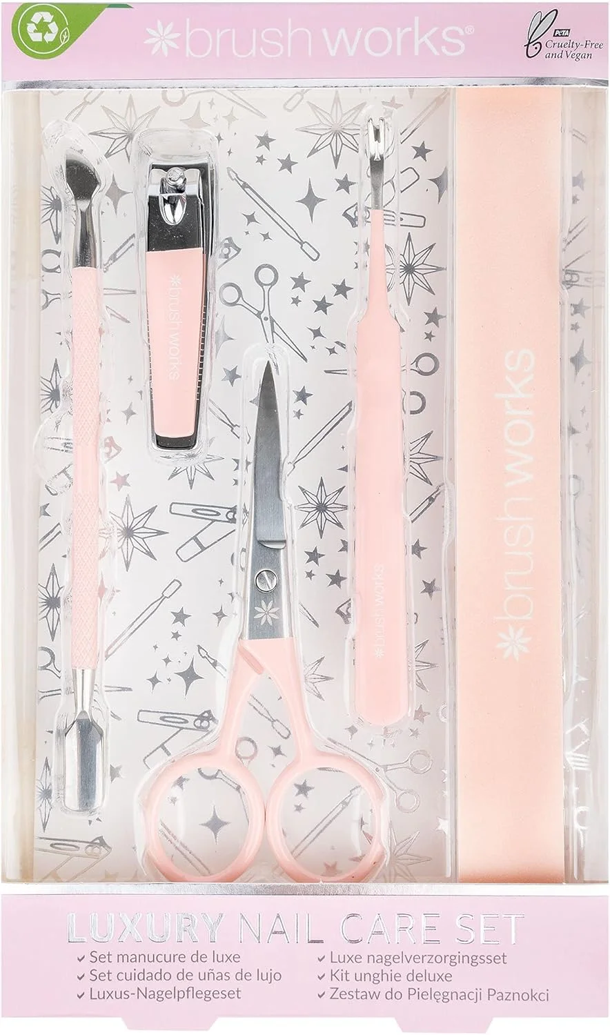 ست مراقبت لوکس ناخن براش ورکس، صورتی، تک سایز ست مراقبت لوکس ناخن براش ورکس، صورتی، تک سایز