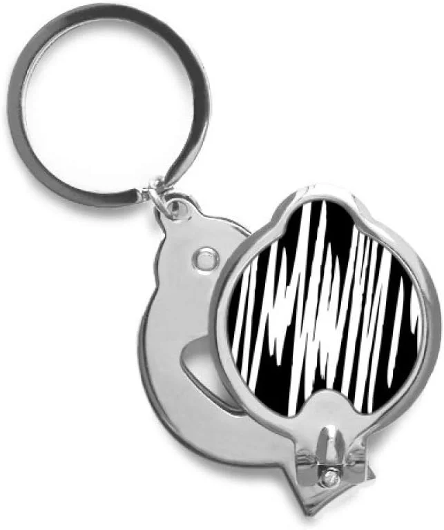 ناخن گیر با طرح خطوط نامنظم و بافت قلم مو، قیچی و کاتر استیل ضد زنگ ناخن گیر با طرح خطوط نامنظم و بافت قلم مو، قیچی و کاتر استیل ضد زنگ