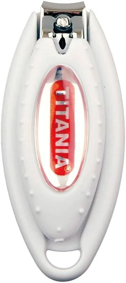 ناخن گیر تیتانیا با روکش پلاستیکی 31 گرم، سفید ناخن گیر تیتانیا با روکش پلاستیکی 31 گرم، سفید