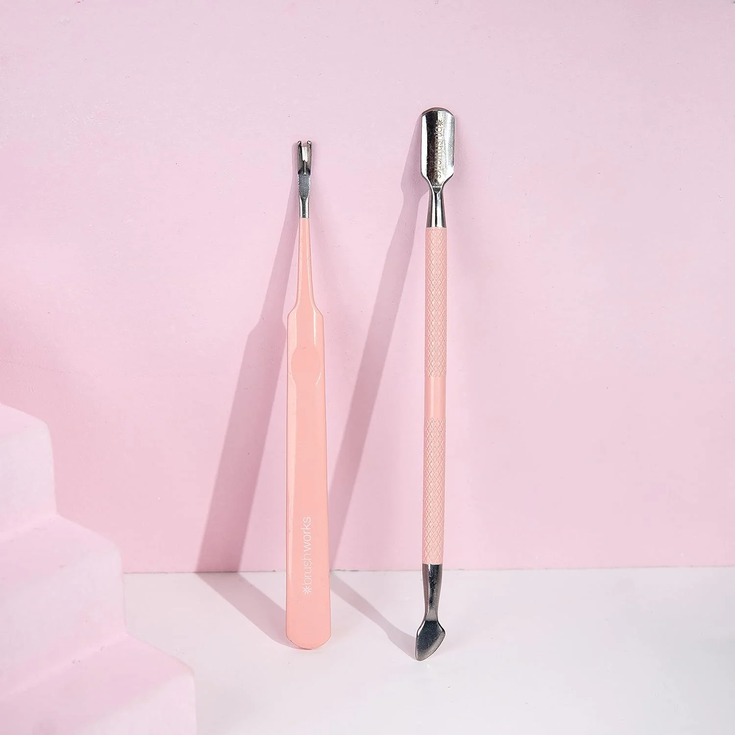 ست مراقبت لوکس ناخن براش ورکس، صورتی، تک سایز