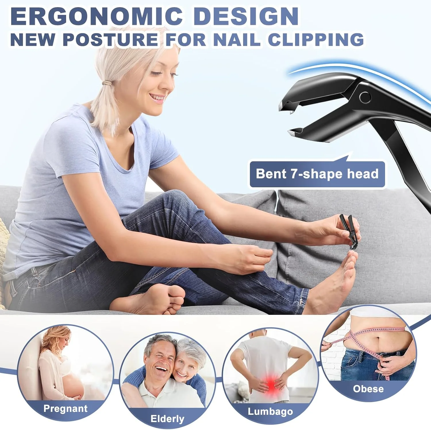 ناخن گیر انگشت شست پا برای ناخن های ضخیم سالمندان - ناخن گیر ارگونومیک با سر زاویه دار بزرگ به همراه گیرنده، بدون کثیفی، فک پهن، تیغه تیز، هدیه برای آقایان و بانوان، مشکی ناخن گیر انگشت شست پا برای ناخن های ضخیم سالمندان - ناخن گیر ارگونومیک با سر زاویه دار بزرگ به همراه گیرنده، بدون کثیفی، فک پهن، تیغه تیز، هدیه برای آقایان و بانوان، مشکی