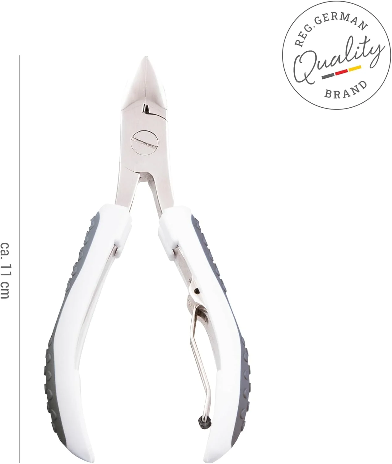 ناخن گیر حرفه ای تیتانیا با دسته لمسی نرم، ناخن گیر قوی برای ناخن های ضخیم، قیچی ناخن برای مانیکور و پدیکور، ناخن گیر برای ناخن های پا، 100٪ ضد زنگ