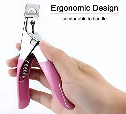 ناخن گیر مصنوعی ORiTi، ابزار برش ناخن مصنوعی، مناسب برای استفاده در سالن، منزل، طراحی هنری و زیبایی، رنگ صورتی. ناخن گیر مصنوعی ORiTi، ابزار برش ناخن مصنوعی، مناسب برای استفاده در سالن، منزل، طراحی هنری و زیبایی، رنگ صورتی.