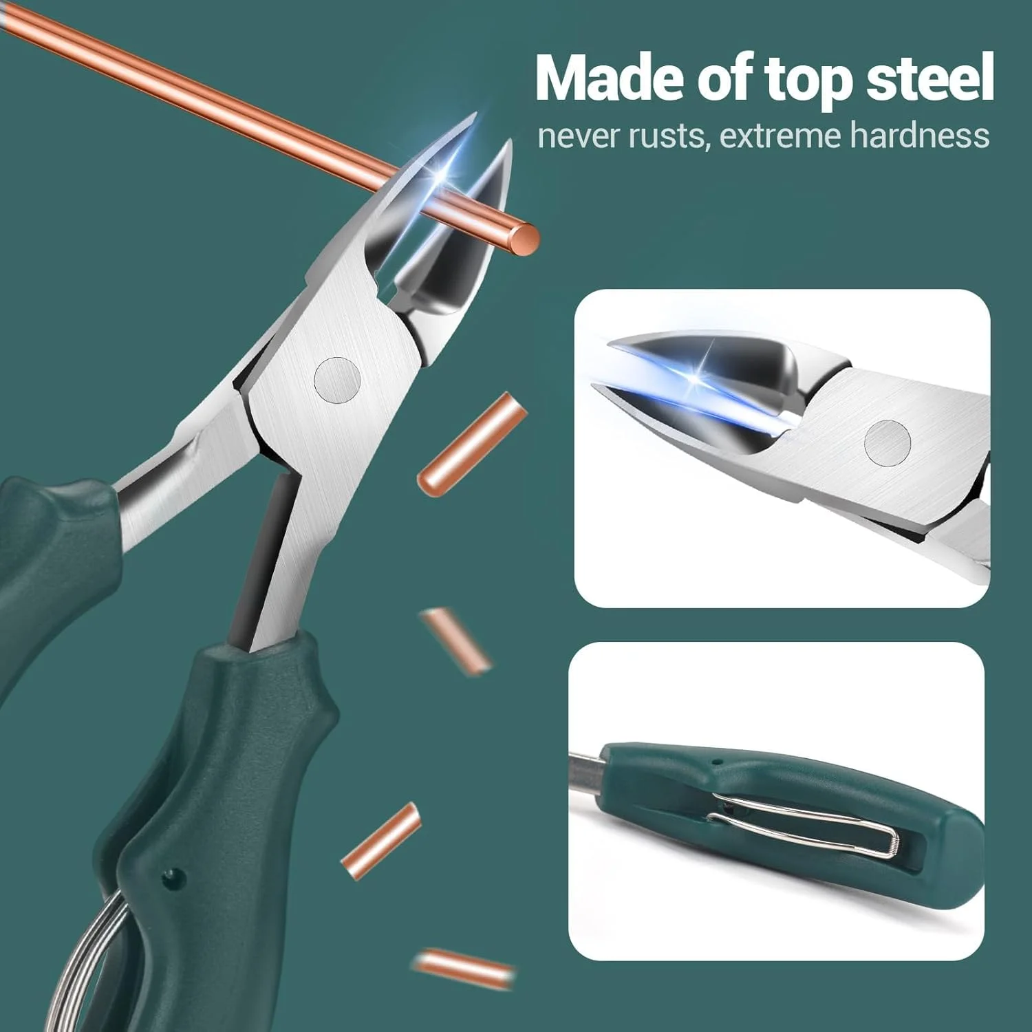 ست مانیکور و پدیکور BIGTHREE، شامل ۱۸ ابزار، ناخن گیر حرفه ای و مقاوم برای ناخن های ضخیم، ابزار مراقبت از ناخن به همراه کیف مسافرتی، هدیه تولد برای آقایان و بانوان ست مانیکور و پدیکور BIGTHREE، شامل ۱۸ ابزار، ناخن گیر حرفه ای و مقاوم برای ناخن های ضخیم، ابزار مراقبت از ناخن به همراه کیف مسافرتی، هدیه تولد برای آقایان و بانوان