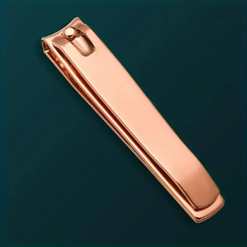 ناخن گیر و ناخن گیر انگشت پا، ابزار ناخن برای ناخن های ضخیم، ناخن گیر انگشت پا با برش مستقیم فک پهن، فولاد ضد زنگ (طلایی رز) ناخن گیر و ناخن گیر انگشت پا، ابزار ناخن برای ناخن های ضخیم، ناخن گیر انگشت پا با برش مستقیم فک پهن، فولاد ضد زنگ (طلایی رز)