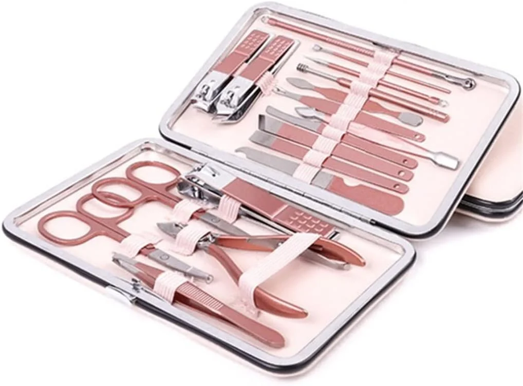 ست ابزار مانیکور شامل ناخن گیر استیل ضد زنگ، قیچی ناخن، موچین چند منظوره برای پدیکور انگشتان دست و پا ست ابزار مانیکور شامل ناخن گیر استیل ضد زنگ، قیچی ناخن، موچین چند منظوره برای پدیکور انگشتان دست و پا