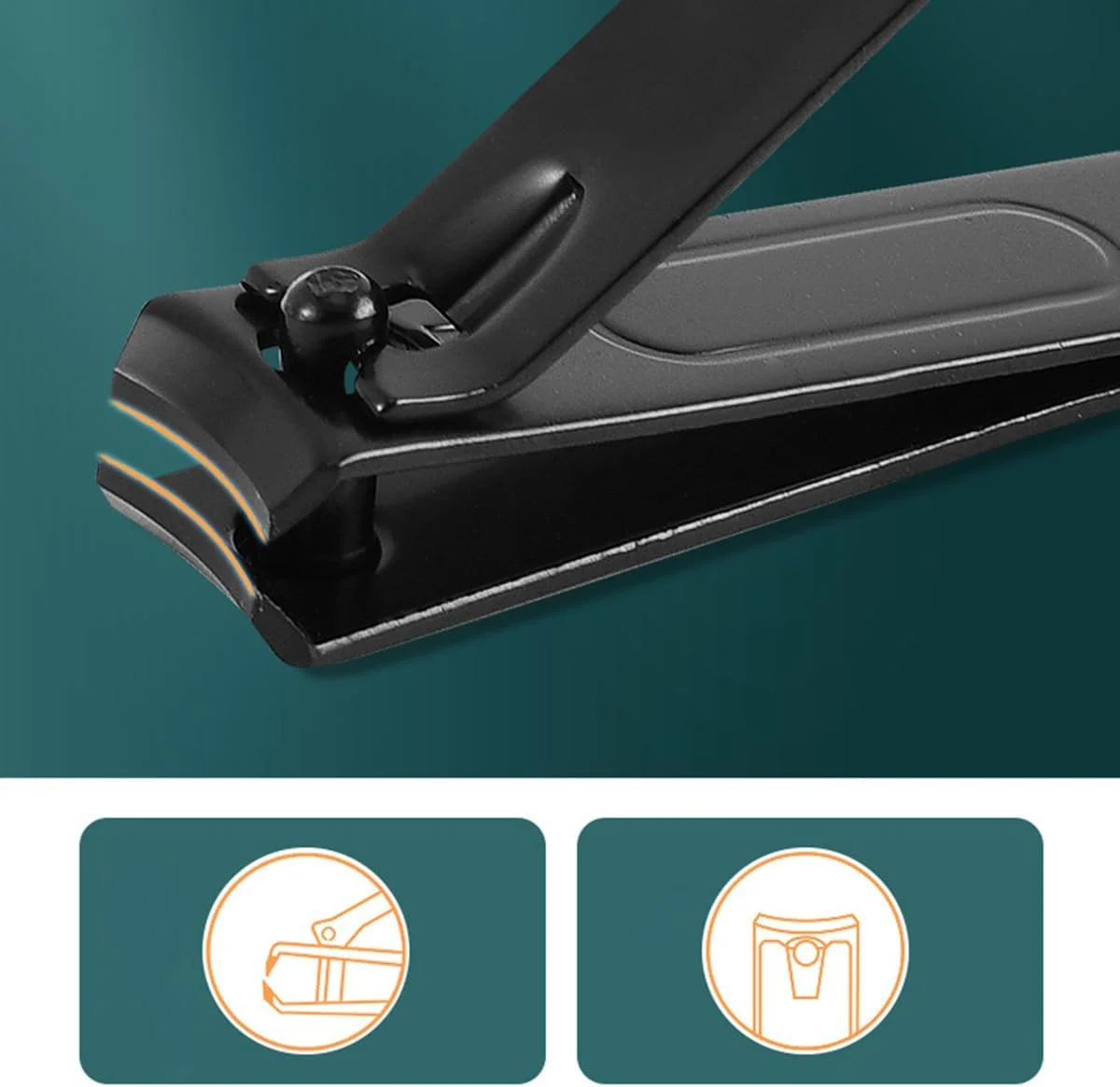 ست ۷ تکه ناخن گیر، مانیکور، کیت حرفه ای پیرایش، ابزار ناخن با کیف مسافرتی، مشکی ست ۷ تکه ناخن گیر، مانیکور، کیت حرفه ای پیرایش، ابزار ناخن با کیف مسافرتی، مشکی