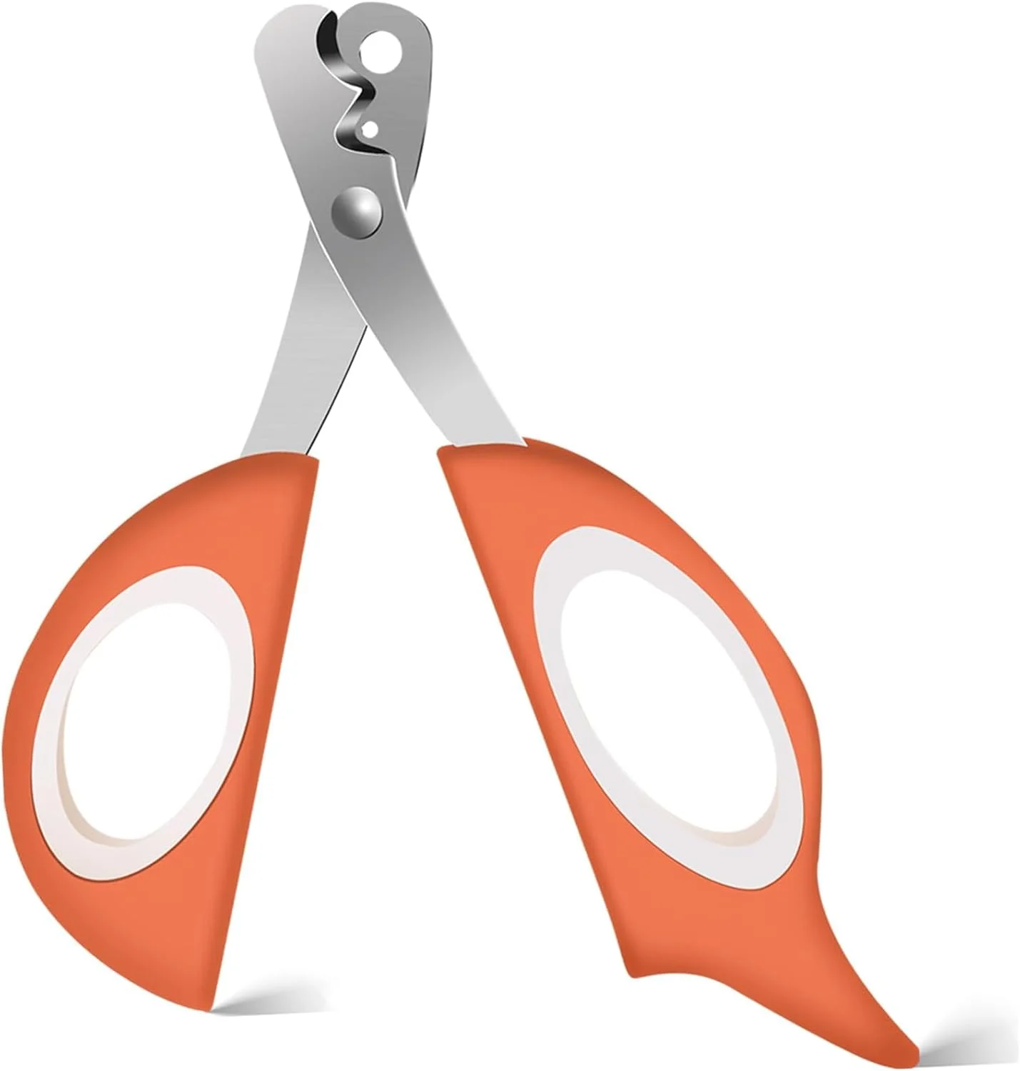 ناخن گیر حرفه ای حیوانات خانگی - دارای 2 سوراخ ایمن برای کوتاه کردن ناخن گربه، سگ، پرنده، توله سگ، بچه گربه، جوجه تیغی، راسو، خرگوش