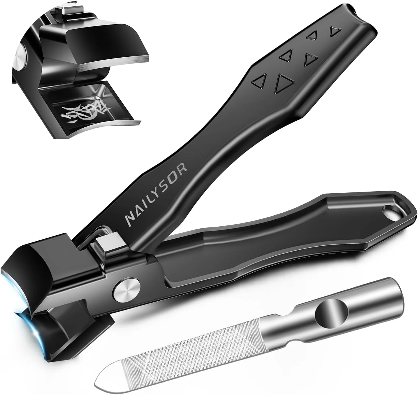 ناخن گیر آلمانی برای آقایان و بانوان با محفظه جمع آوری، ناخن گیر پا برای ناخن های ضخیم سالمندان، ناخن گیر پا با دهانه پهن و قفل ایمنی بسیار تیز ناخن گیر آلمانی برای آقایان و بانوان با محفظه جمع آوری، ناخن گیر پا برای ناخن های ضخیم سالمندان، ناخن گیر پا با دهانه پهن و قفل ایمنی بسیار تیز