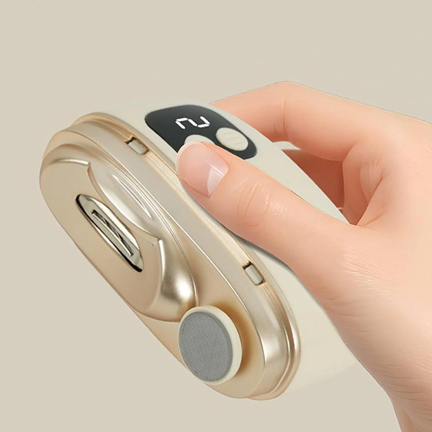 ناخن گیر برقی برای سالمندان | ناخن گیر ایمن با چراغ LED | ناخن گیر اتوماتیک با چراغ LED و محفظه جمع آوری ناخن، مناسب برای آقایان، خانم ها، سالمندان، نوزادان و کودکان، جلوگیری از فرو رفتن ناخن در گوشت