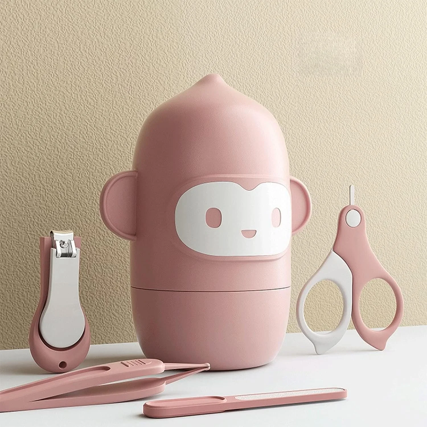 ناخن گیر انگشت پا، ست قیچی مانیکور و پدیکور برای مراقبت از ناخن (رنگ: صورتی) ناخن گیر انگشت پا، ست قیچی مانیکور و پدیکور برای مراقبت از ناخن (رنگ: صورتی)