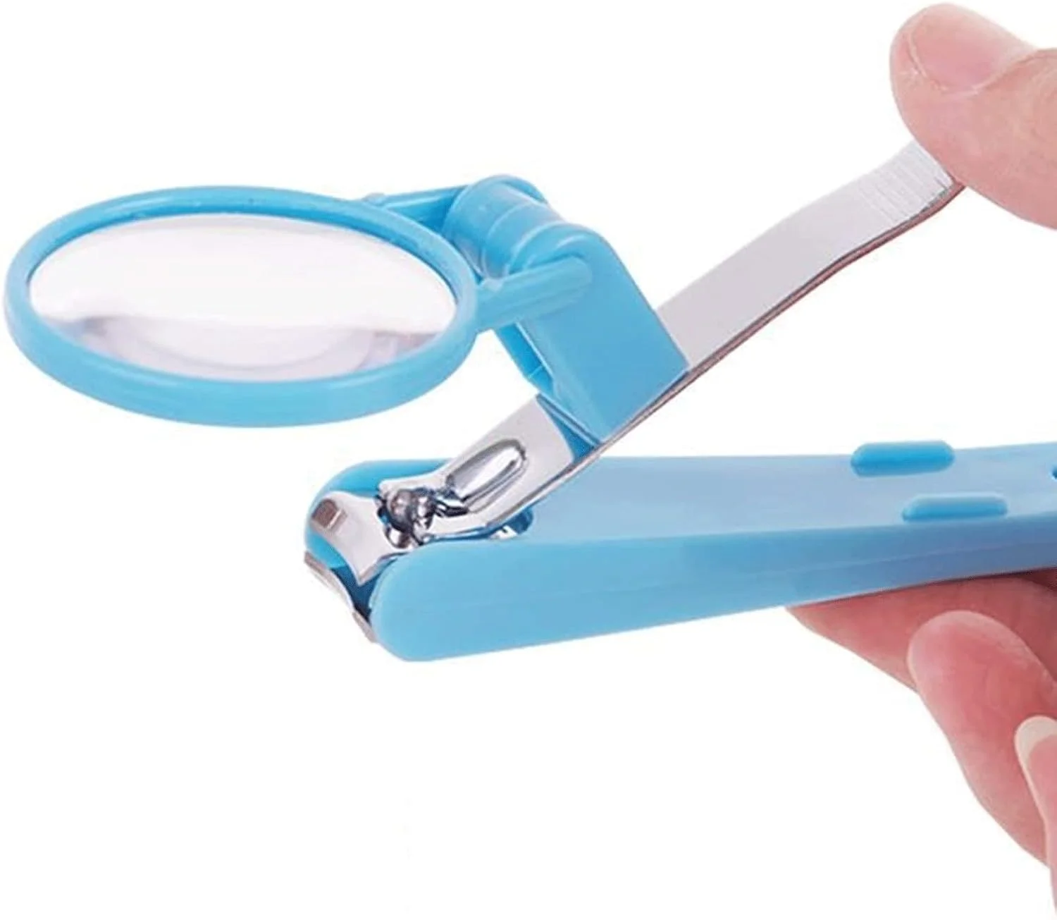 ناخن گیر، 1 عدد ناخن گیر حرفه ای ناخن از جنس فولاد کربنی با ذره بین، ابزار مانیکور ایمن ناخن گیر، 1 عدد ناخن گیر حرفه ای ناخن از جنس فولاد کربنی با ذره بین، ابزار مانیکور ایمن