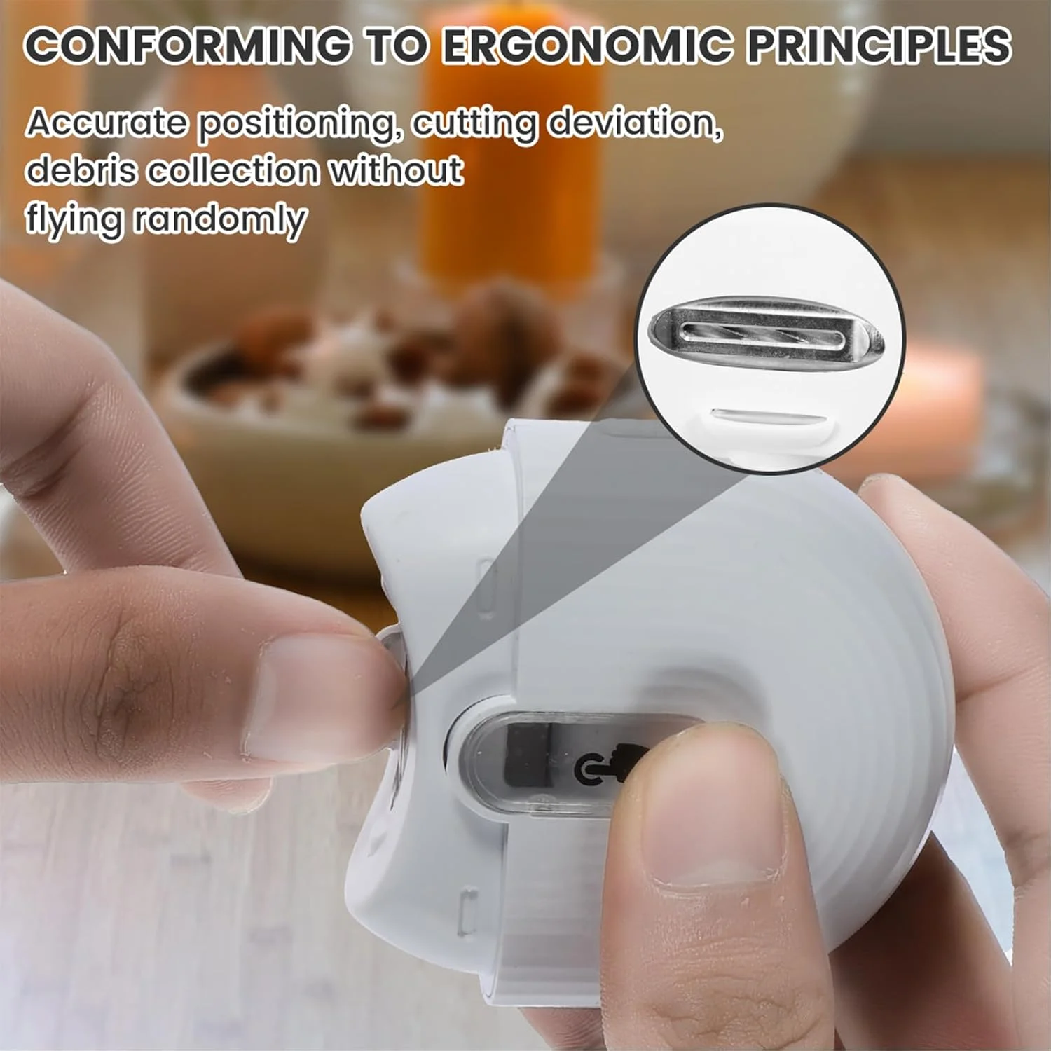 ناخن گیر برقی WEIYUSHANG با چراغ و 2 سرعت، ناخن گیر قابل حمل با محفظه نگهداری خرده ناخن، برش ناخن قابل شارژ، ایمن برای نوزادان، کودکان، بزرگسالان و سالمندان LZ (سفید) ناخن گیر برقی WEIYUSHANG با چراغ و 2 سرعت، ناخن گیر قابل حمل با محفظه نگهداری خرده ناخن، برش ناخن قابل شارژ، ایمن برای نوزادان، کودکان، بزرگسالان و سالمندان LZ (سفید)