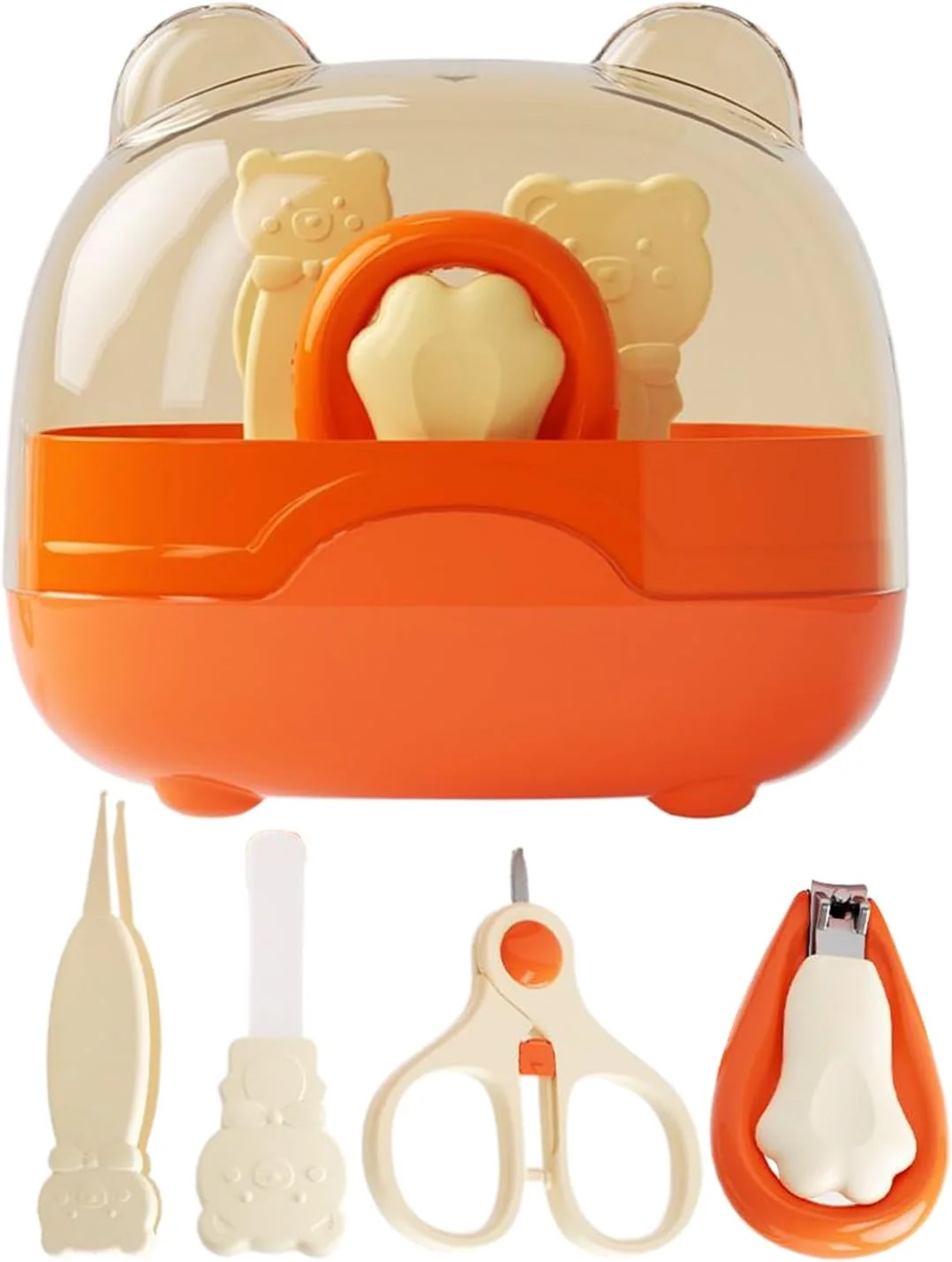 ست مانیکور کودک | ست مراقبت از ناخن کودک شامل قیچی، سوهان، موچین برای ناخن دست و پا مناسب نوزادان، پسران، دختران، منزل، مسافرت، مدرسه، مهدکودک و گردش