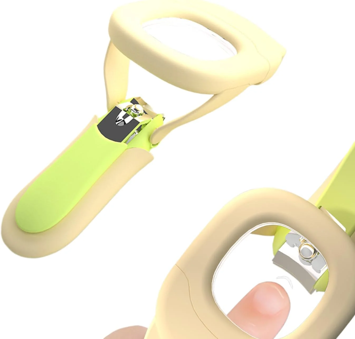 ناخن گیر کودک - ناخن گیر برقی با چراغ LED و بزرگنمایی 25 برابری | ابزار ایمن و خودکار برای مرتب کردن ناخن نوزادان، مناسب برای استفاده شبانه، مسافرت و خانواده ها ناخن گیر کودک - ناخن گیر برقی با چراغ LED و بزرگنمایی 25 برابری | ابزار ایمن و خودکار برای مرتب کردن ناخن نوزادان، مناسب برای استفاده شبانه، مسافرت و خانواده ها