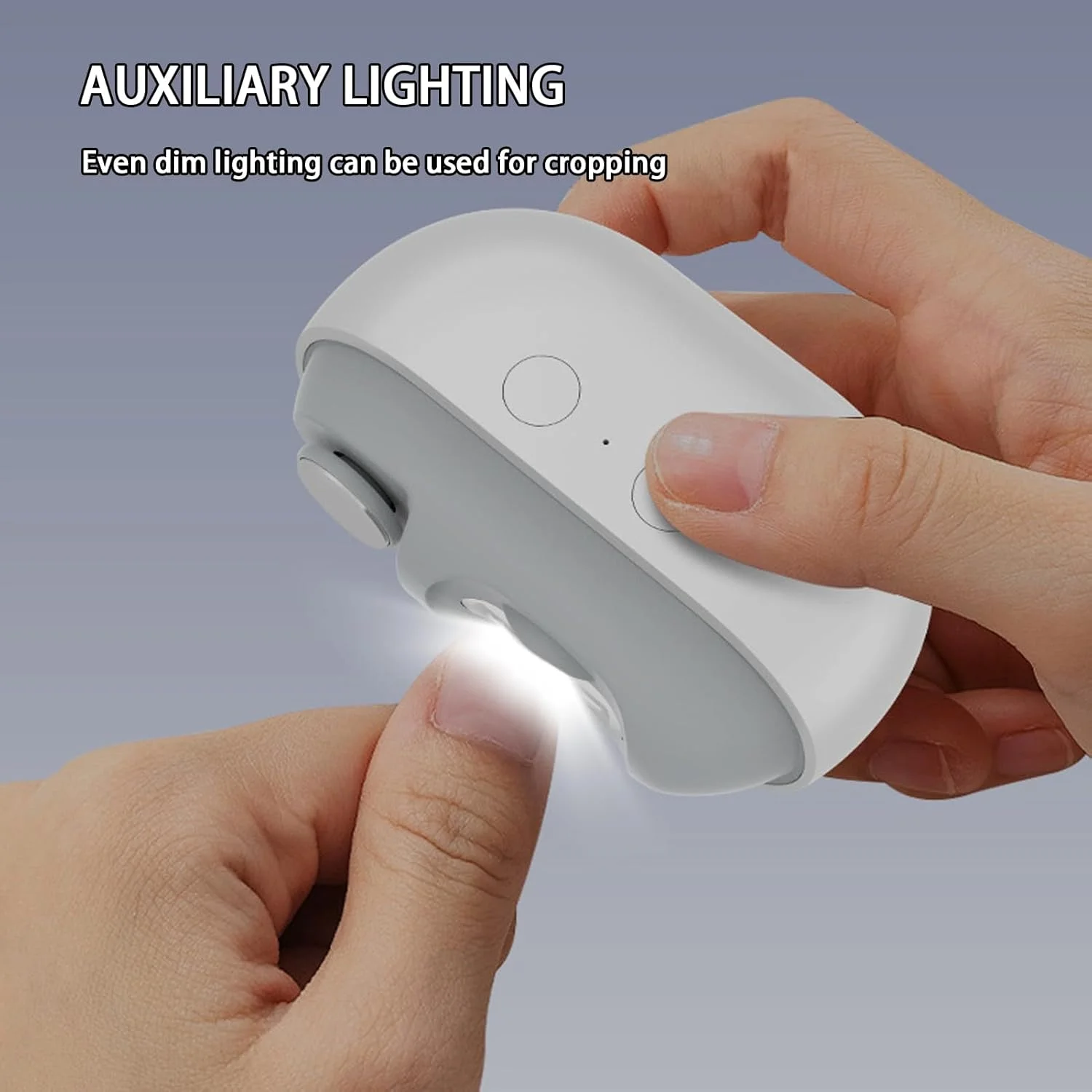 ناخن گیر هوشمند Vueeze EasyClip، ناخن گیر برقی اتوماتیک 2 در 1، ماشین اصلاح ناخن برقی با نور ایمنی LED، ماشین اصلاح ناخن برای سنگ زنی نواحی بزرگ و شکاف ها (بنفش) ناخن گیر هوشمند Vueeze EasyClip، ناخن گیر برقی اتوماتیک 2 در 1، ماشین اصلاح ناخن برقی با نور ایمنی LED، ماشین اصلاح ناخن برای سنگ زنی نواحی بزرگ و شکاف ها (بنفش)