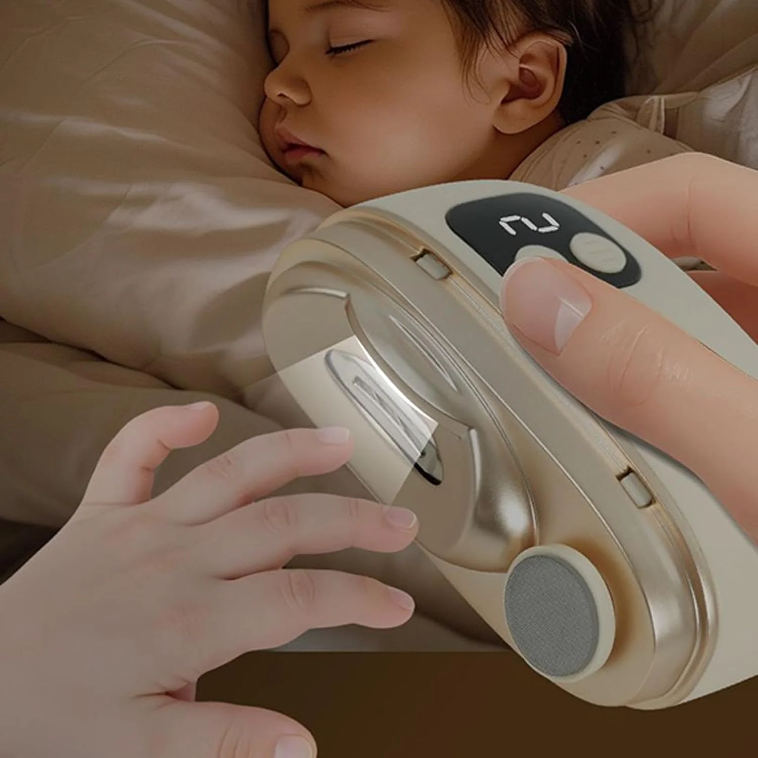 ناخن گیر اتوماتیک - برش ایمن با چراغ LED - با محفظه جمع آوری خرده ناخن - مناسب برای آقایان، بانوان، سالمندان، نوزادان و کودکان ناخن گیر اتوماتیک - برش ایمن با چراغ LED - با محفظه جمع آوری خرده ناخن - مناسب برای آقایان، بانوان، سالمندان، نوزادان و کودکان