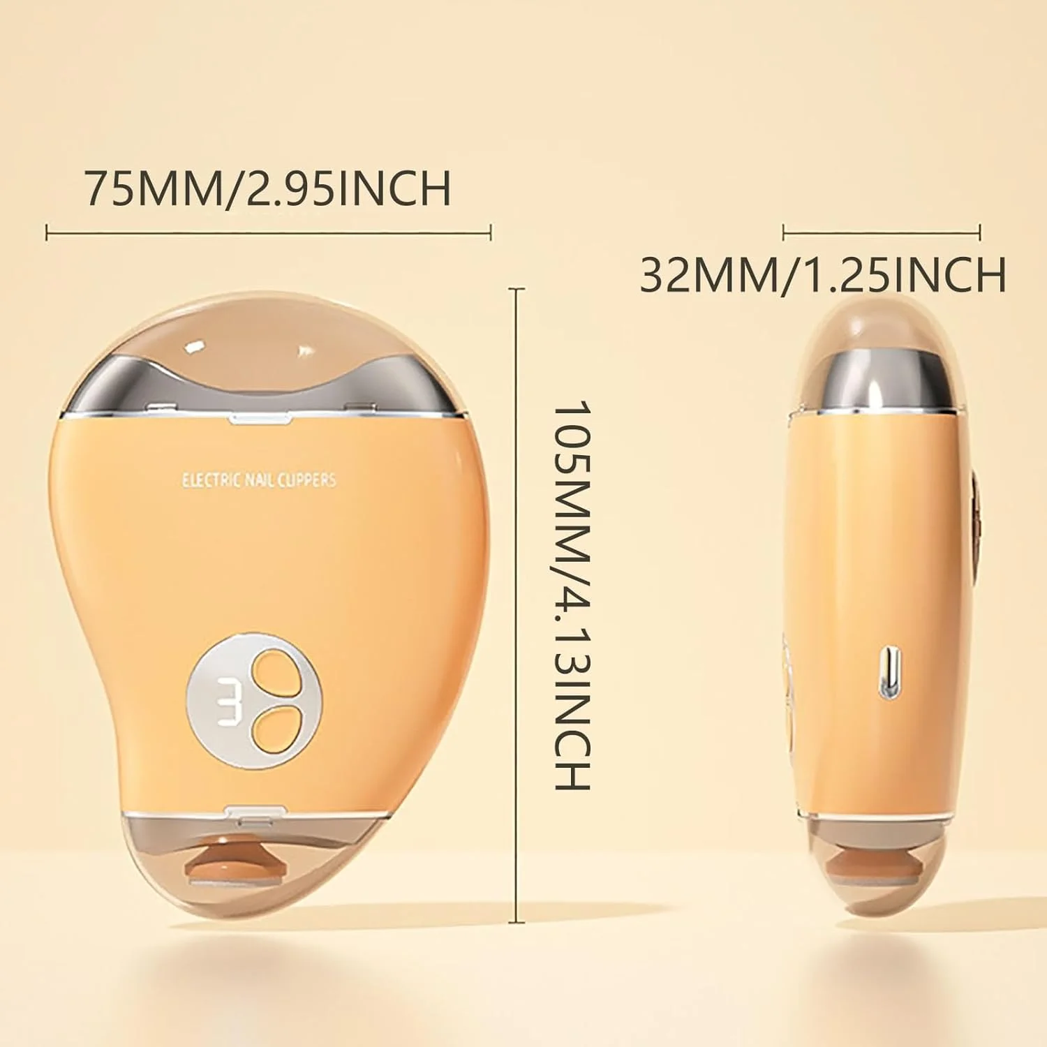 ناخن گیر برقی اتوماتیک NALACAL، دارای صفحه نمایش دیجیتال LCD، طراحی 2 در 1 پولیش ناخن، دارای محفظه جمع آوری ناخن، تریمر ناخن ایمن قابل شارژ USB برای نوزادان، کودکان، سالمندان و مراقبان ناخن گیر برقی اتوماتیک NALACAL، دارای صفحه نمایش دیجیتال LCD، طراحی 2 در 1 پولیش ناخن، دارای محفظه جمع آوری ناخن، تریمر ناخن ایمن قابل شارژ USB برای نوزادان، کودکان، سالمندان و مراقبان