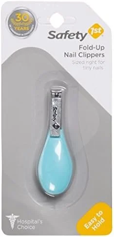 ناخن گیر تاشو کودک سیفتی فرست آبی - بسته 2 عددی ناخن گیر تاشو کودک سیفتی فرست آبی - بسته 2 عددی