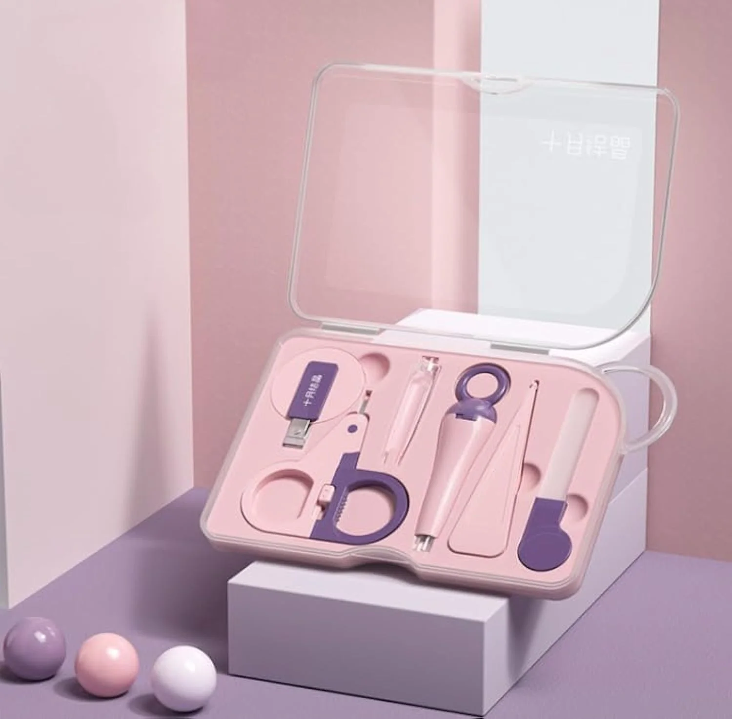 ست مانیکور نوزاد 6 در 1 شامل قیچی ناخن گیر نوزاد، موچین بینی سیلیکونی، سوهان ناخن، ناخن گیر، موچین بینی شب تاب، گوش پاک کن شب تاب (صورتی) ست مانیکور نوزاد 6 در 1 شامل قیچی ناخن گیر نوزاد، موچین بینی سیلیکونی، سوهان ناخن، ناخن گیر، موچین بینی شب تاب، گوش پاک کن شب تاب (صورتی)