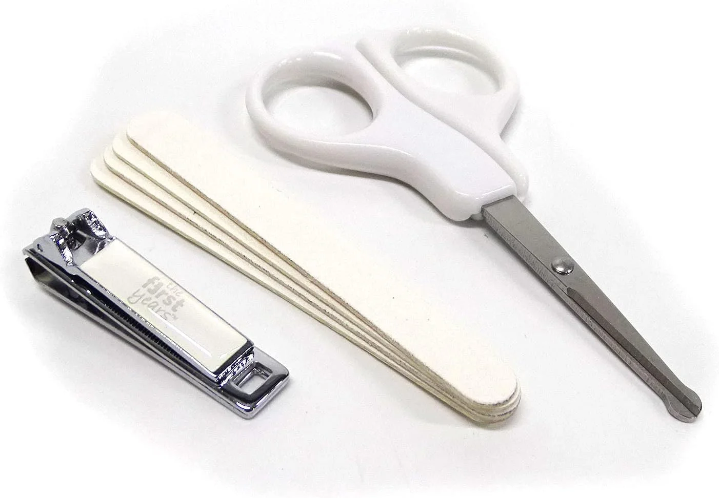 ست پیرایش نوزاد فرست یرز، ست ناخن گیر نوزاد، ست مراقبت از ناخن نوزاد 3 در 1 با قیچی استیل ضد زنگ برای دست های ظریف نوزاد و سوهان سمباده ای برای لبه های تیز، 1 تکه ست پیرایش نوزاد فرست یرز، ست ناخن گیر نوزاد، ست مراقبت از ناخن نوزاد 3 در 1 با قیچی استیل ضد زنگ برای دست های ظریف نوزاد و سوهان سمباده ای برای لبه های تیز، 1 تکه