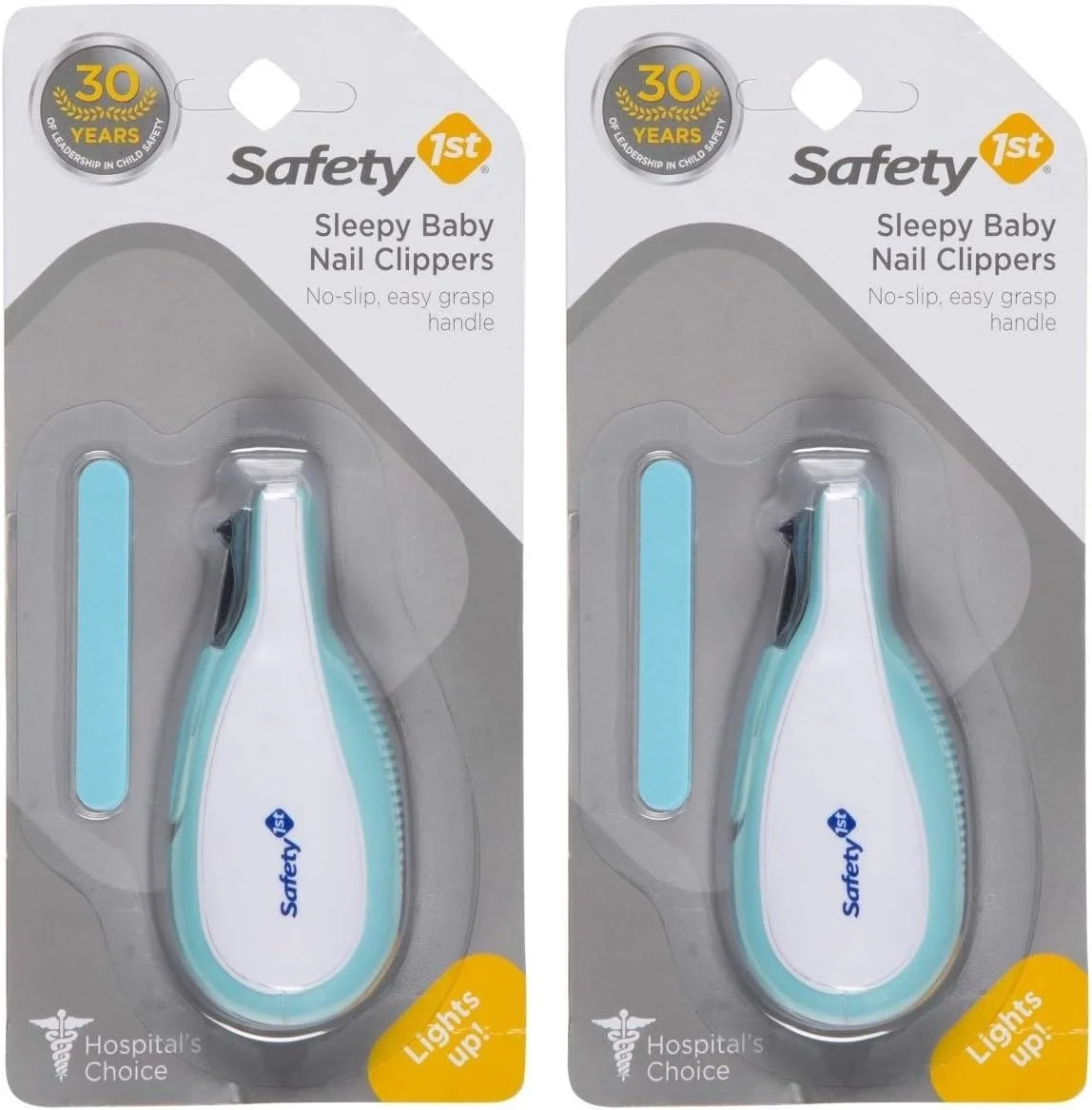 ناخن گیر کودک Safety 1st Sleepy Baby با چراغ LED داخلی، بسته 2 عددی، رنگ ها ممکن است متفاوت باشند ناخن گیر کودک Safety 1st Sleepy Baby با چراغ LED داخلی، بسته 2 عددی، رنگ ها ممکن است متفاوت باشند