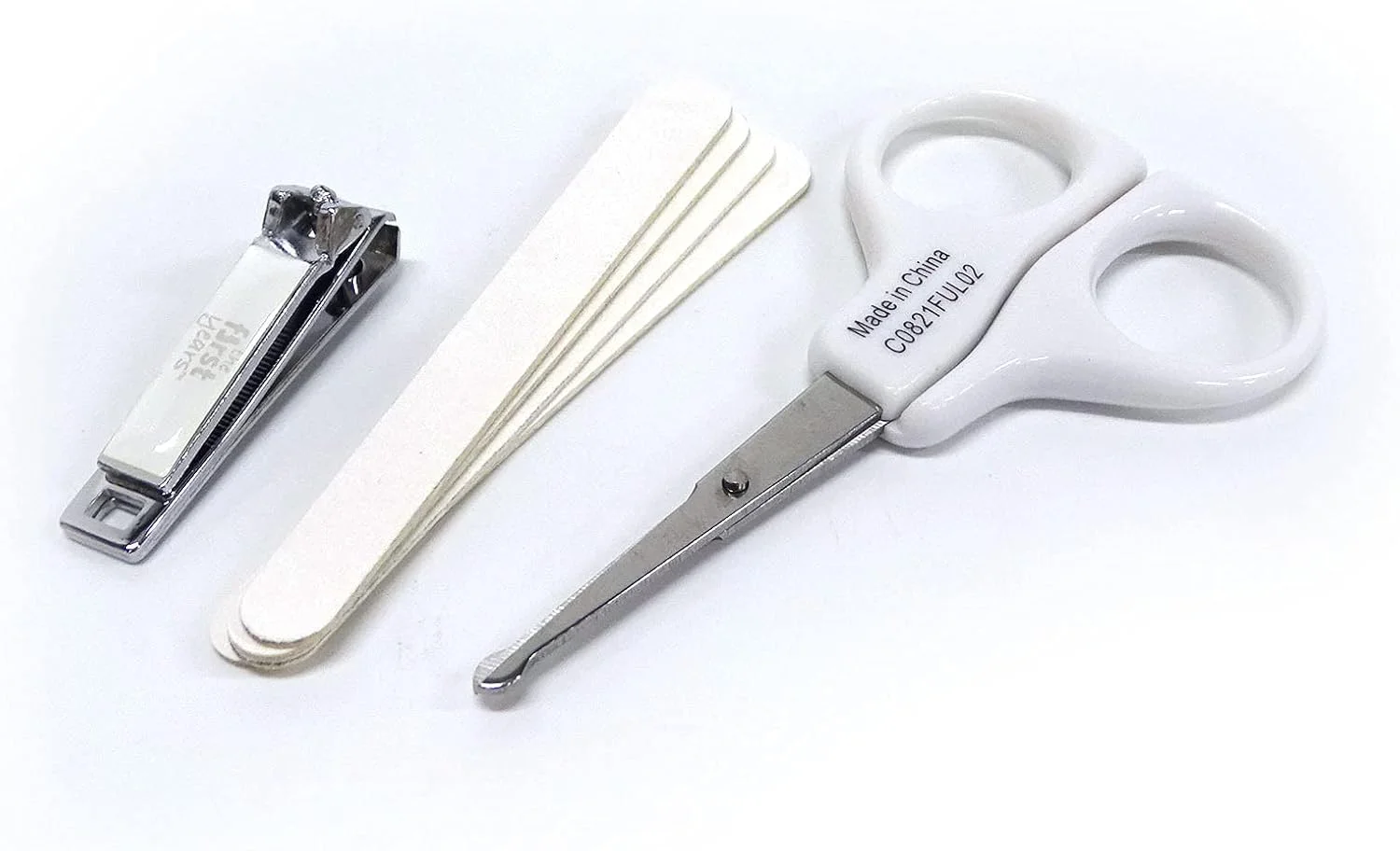 ست پیرایش نوزاد فرست یرز، ست ناخن گیر نوزاد، ست مراقبت از ناخن نوزاد 3 در 1 با قیچی استیل ضد زنگ برای دست های ظریف نوزاد و سوهان سمباده ای برای لبه های تیز، 1 تکه ست پیرایش نوزاد فرست یرز، ست ناخن گیر نوزاد، ست مراقبت از ناخن نوزاد 3 در 1 با قیچی استیل ضد زنگ برای دست های ظریف نوزاد و سوهان سمباده ای برای لبه های تیز، 1 تکه