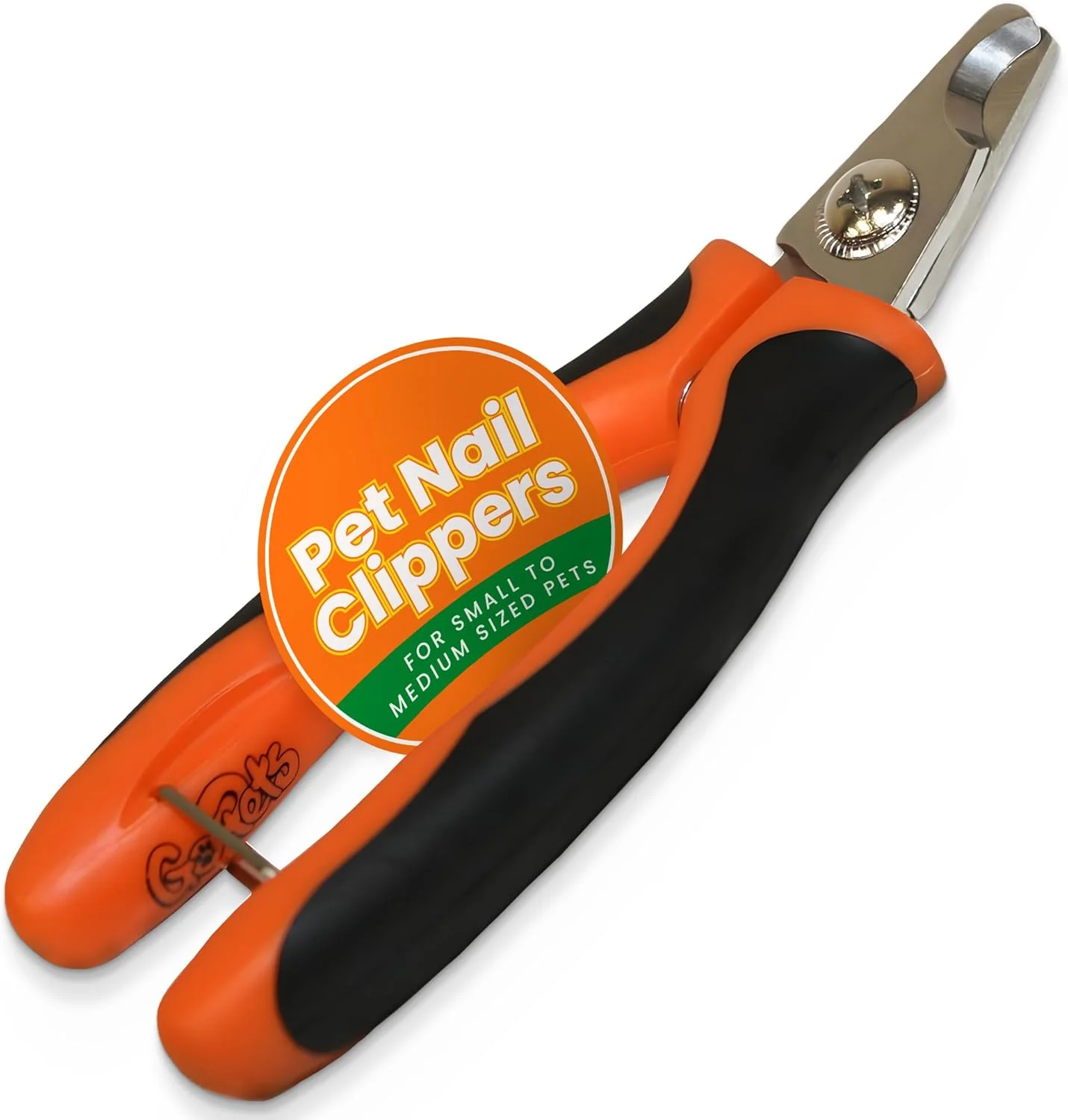 ناخن گیر حیوانات خانگی GoPets مناسب سگ و گربه های کوچک و متوسط - تیغه های استیل ضد زنگ به همراه سوهان ناخن، طراحی زاویه دار برای کوتاه کردن ایمن و موثر، دسته ارگونومیک ناخن گیر حیوانات خانگی GoPets مناسب سگ و گربه های کوچک و متوسط - تیغه های استیل ضد زنگ به همراه سوهان ناخن، طراحی زاویه دار برای کوتاه کردن ایمن و موثر، دسته ارگونومیک